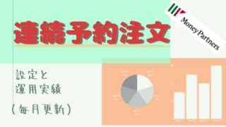 連続予約注文設定と運用実績